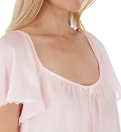 Amanda Rich Short Sleeve Knee Length Nightgown 146-SH -Simone Perele Bikinis Shop amanda rich amri01 146 sh cs1