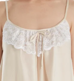 Amanda Rich Spaghetti Strap Lace Trim Knee Length Gown 165-SH -Simone Perele Bikinis Shop amanda rich amri01 165 sh cs2