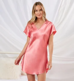 Amanda Rich Bias Cut Satin T-Shirt Gown 412-40 -Simone Perele Bikinis Shop amanda rich amri01 412 40 cs6