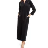 Amanda Rich Velour Zip Front Robe 607-37