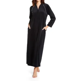 Amanda Rich Velour Zip Front Robe 607-37