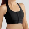 Amoena Zipper Front Medium Impact Sports Bra 44070