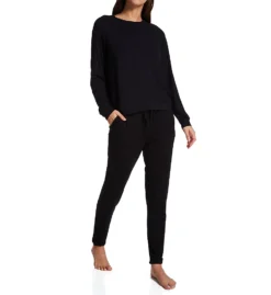 Aspen Dream Essential Soft Loose Fit Long Sleeve Top BLSB -Simone Perele Bikinis Shop aspen dream aspd01 blsb cs1