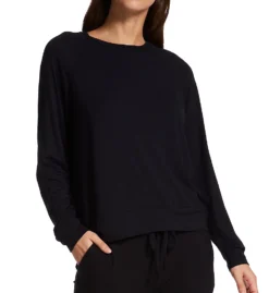 Aspen Dream Essential Soft Loose Fit Long Sleeve Top BLSB