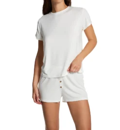 Aspen Dream Essential Soft Rolled Sleeve Tee BTRS -Simone Perele Bikinis Shop aspen dream aspd01 btrs cs3