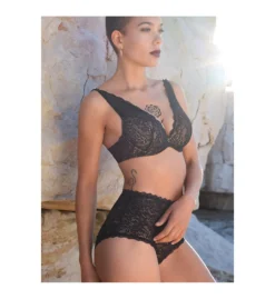 Aubade Rosessence Comfort Triangle Plunge Bra HK12-02 -Simone Perele Bikinis Shop aubade aub001 hk12 02 cs2