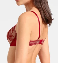 Aubade Fleur De Tattoo Plunging Bra TB12 -Simone Perele Bikinis Shop aubade aub001 tb12 bs