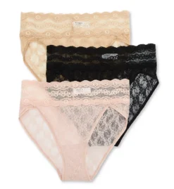 B.tempt'd By Wacoal Lace Kiss Hi-Leg Panty - 3 Pack 970882 -Simone Perele Bikinis Shop b temptd by wacoal btmp01 970882 cs2