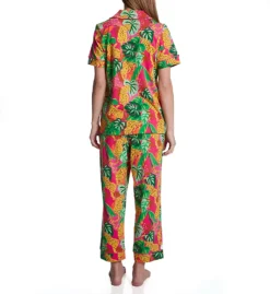 BedHead Pajamas Lazy Leopards Cropped PJ Set 2723854 -Simone Perele Bikinis Shop bedhead pajamas behe01 2723854 bs