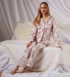 BedHead Pajamas Estate Floral Long Sleeve Classic PJ Set 2923847 -Simone Perele Bikinis Shop bedhead pajamas behe01 2923847 cs3