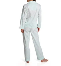 BedHead Pajamas Mint 3D Stripe Long Sleeve Classic PJ Set 2927121 -Simone Perele Bikinis Shop bedhead pajamas behe01 2927121 bs