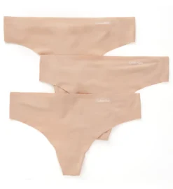 Calvin Klein Invisibles Thong - 3 Pack QD3558 -Simone Perele Bikinis Shop calvin klein cal001 qd3558 cs3