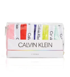 Calvin Klein Carousel Thong - 5 Pack QD3585 -Simone Perele Bikinis Shop calvin klein cal001 qd3585 cs1