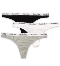 Calvin Klein Carousel Thong - 3 Pack QD3587 -Simone Perele Bikinis Shop calvin klein cal001 qd3587 cs2