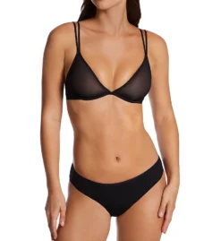 Calvin Klein Sheer Marquisette Unlined Plunge Bra QF6727 -Simone Perele Bikinis Shop calvin klein cal001 qf6727 cs2