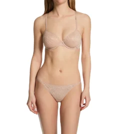 Calvin Klein Sheer Marquisette High Leg Tanga Panty QF7105 -Simone Perele Bikinis Shop calvin klein cal001 qf7105 cs2