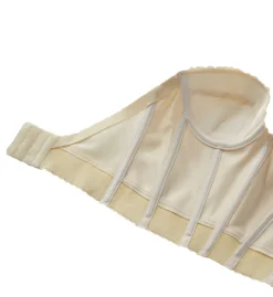 Carnival Satin Low Plunge Longline Bustier Bra 203 -Simone Perele Bikinis Shop carnival carn01 203 cs1