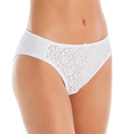 Carnival Tuxedo Lace Microfiber Low Rise Bikini Panty 3137