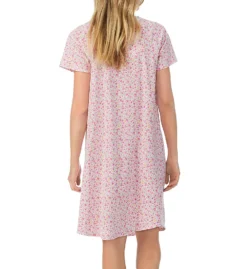 Carole Hochman 100% Cotton Knit Short Sleeve Waltz Gown CH22552 -Simone Perele Bikinis Shop carole hochman caho01 ch22552 bs