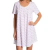 Carole Hochman 100% Cotton Knit Short Sleeve Sleepshirt CH22553