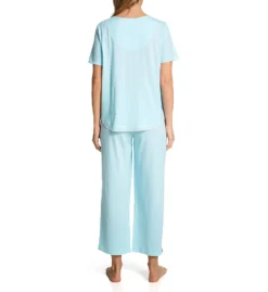 Carole Hochman Short Sleeve Top & Capri Pajama Set CH32555 -Simone Perele Bikinis Shop carole hochman caho01 ch32555 bs