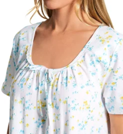 Carole Hochman 100% Cotton Knit Short Sleeve Nightgown CH82555 -Simone Perele Bikinis Shop carole hochman caho01 ch82555 cs2