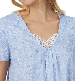 Carole Hochman 100% Cotton Knit Short Sleeve Capri PJ Set CH92551 -Simone Perele Bikinis Shop carole hochman caho01 ch92551 cs2