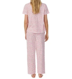 Carole Hochman 100% Cotton Short Sleeve Notch Collar Long PJ Set CH92552 -Simone Perele Bikinis Shop carole hochman caho01 ch92552 bs