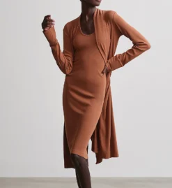 Commando Luxury Rib Robe RIB207 -Simone Perele Bikinis Shop commando helo01 rib207 cs5