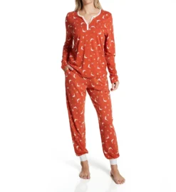 Cosabella Ski Trip Long Sleeve Top & Jogger Pajama Set SKI9793