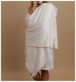 Cottonique 100% Organic Cotton Hypoallergenic Shawl 2286