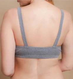 Cottonique Latex Free Organic Cotton Front Close Support Bra W12224 -Simone Perele Bikinis Shop cottonique cot01 w12224 bs