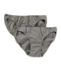 Cottonique Latex Free Organic Cotton Low Rise Panty - 2 Pack W22205 -Simone Perele Bikinis Shop cottonique cot01 w22205 cs2