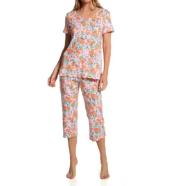 Cuddl Duds Short Sleeve Cropped PJ Set 8712881