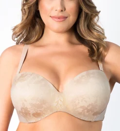 Curvy Couture Strapless Sensation 7-Way Uplift Bra 1211 -Simone Perele Bikinis Shop curvy couture cuco01 1211 cs3