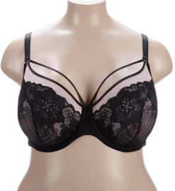 Curvy Couture Tulip Strappy Lace Push Up Bra 1267 -Simone Perele Bikinis Shop curvy couture cuco01 1267 fs