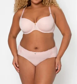 Curvy Couture Tulip Sheer Smooth T-Shirt Push Up Bra 1274 -Simone Perele Bikinis Shop curvy couture cuco01 1274 cs3