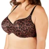 Curvy Couture Tulip Sheer Smooth T-Shirt Push Up Bra 1274