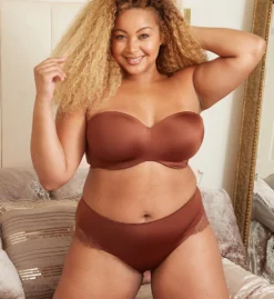 Curvy Couture Smooth Strapless Multi-Way Uplift Bra 1290 -Simone Perele Bikinis Shop curvy couture cuco01 1290 cs2