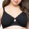 Curvy Couture Cotton Luxe Unlined Underwire Bra 1291