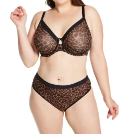 Curvy Couture Sheer Mesh Unlined Underwire Bra 1311 -Simone Perele Bikinis Shop curvy couture cuco01 1311 cs1