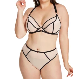 Curvy Kate Scantilly Exposed High Waist Thong ST1212 -Simone Perele Bikinis Shop curvy kate cuka01 st1212 cs1