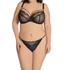 Curvy Kate Scantilly Fascinate Plunge Underwire Bra ST1710 -Simone Perele Bikinis Shop curvy kate cuka01 st1710 cs2