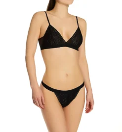 DKNY Softest Lace Thong DK8351 -Simone Perele Bikinis Shop dkny dkny01 dk8351 cs1