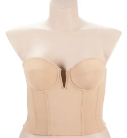 Dominique Valerie V Wire Low Back Power Mesh Bustier Bra 6390 -Simone Perele Bikinis Shop dominique dom001 6390 fs