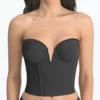 Dominique Valerie V Wire Low Back Power Mesh Bustier Bra 6390