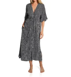 Donna Karan Sleepwear Garden Party Woven Maxi Sleepshirt D3023467