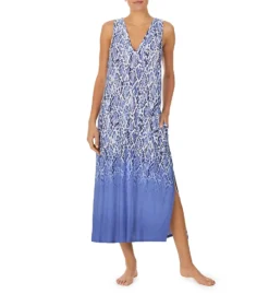 Donna Karan Sleepwear Dream A Little Dream Animal Print Maxi Sleep Gown D3623480