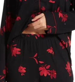 Donna Karan Sleepwear Cozy Night In Brushed Back Jersey PJ Set D3823446 -Simone Perele Bikinis Shop donna karan sleepwear dks01 d3823446 cs2