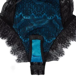 Dreamgirl High Neck Teddy With Lace Overlay 10537 -Simone Perele Bikinis Shop dreamgirl dg001 10537 cs1